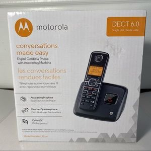 Motorola: Dect 6.0 Digital Cordless Phone With Answering Machine
